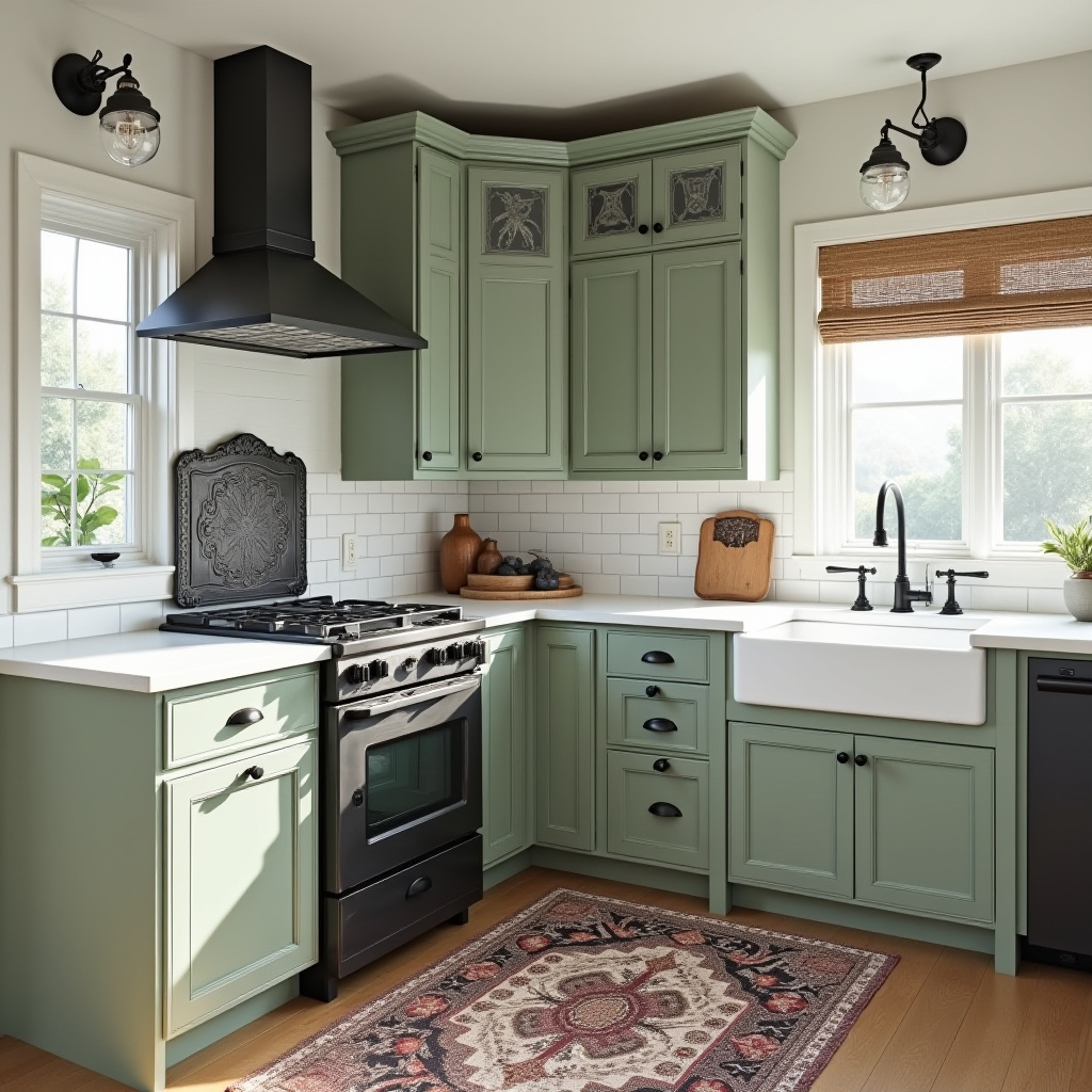 Farmhouse Kitchen Cabinets 4