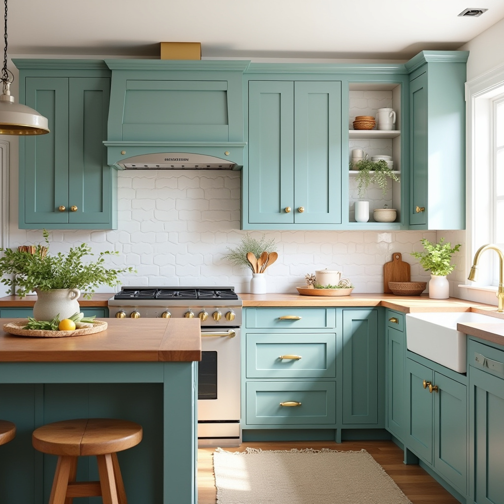Farmhouse Kitchen Cabinets 6