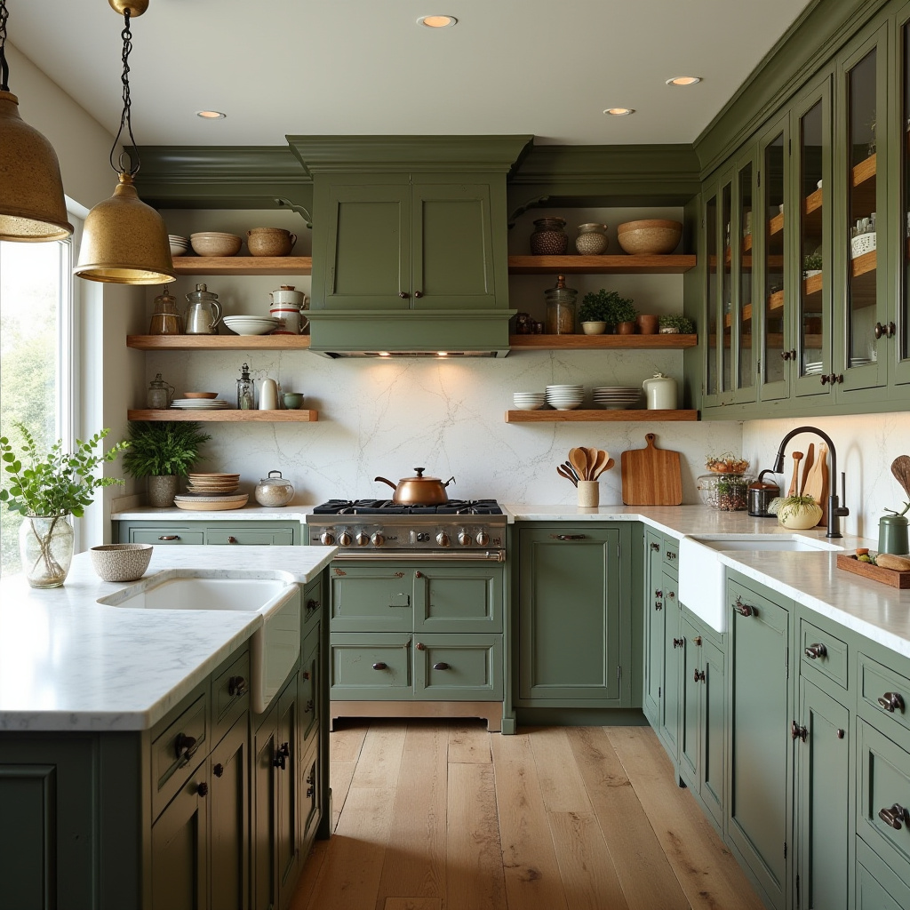 Farmhouse Kitchen Cabinets 7