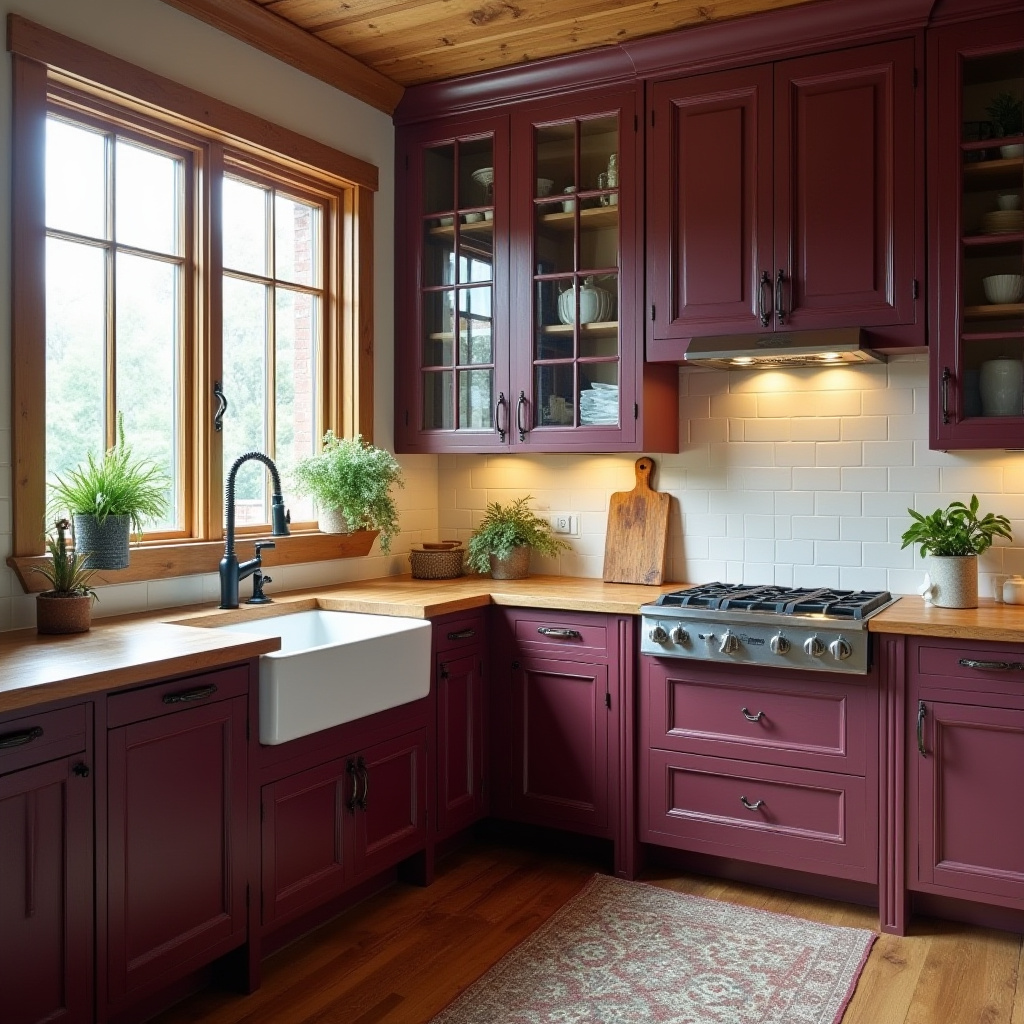 Farmhouse Kitchen Cabinets 9
