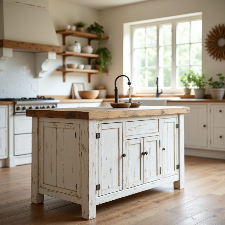 Farmhouse Kitchen Island 1