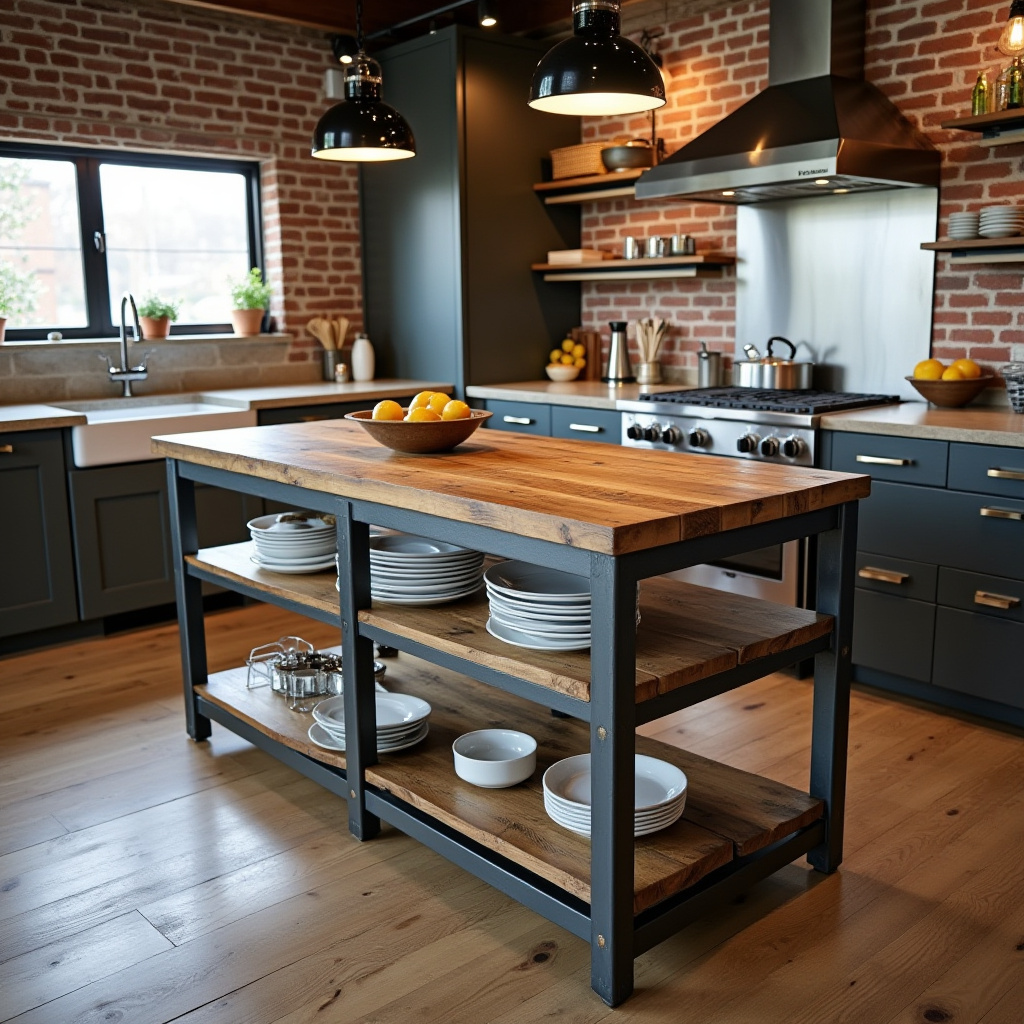 Farmhouse Kitchen Island 10