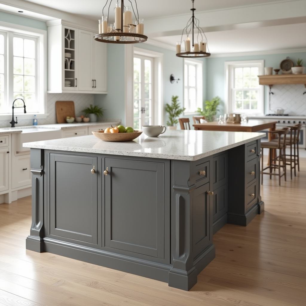 Farmhouse Kitchen Island 13