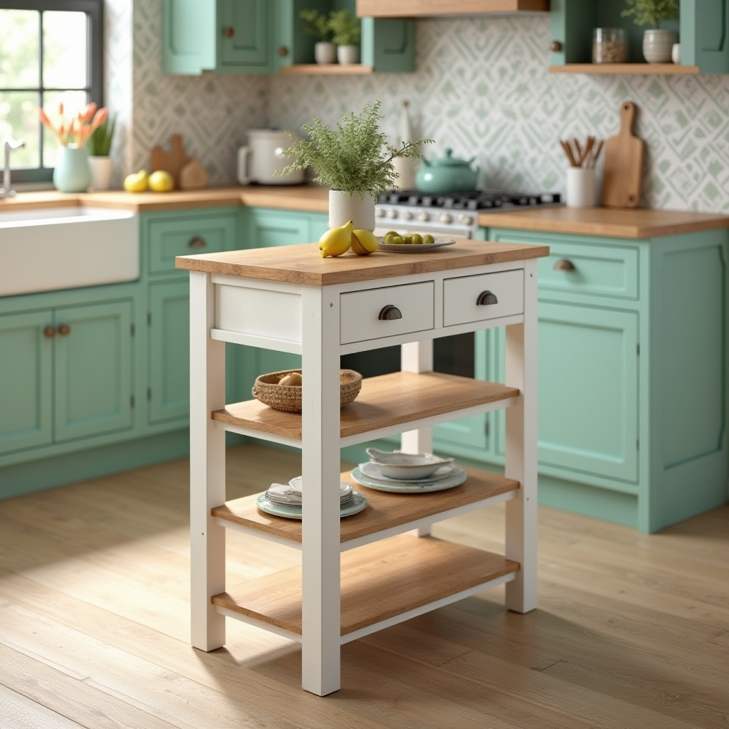 Farmhouse Kitchen Island 15