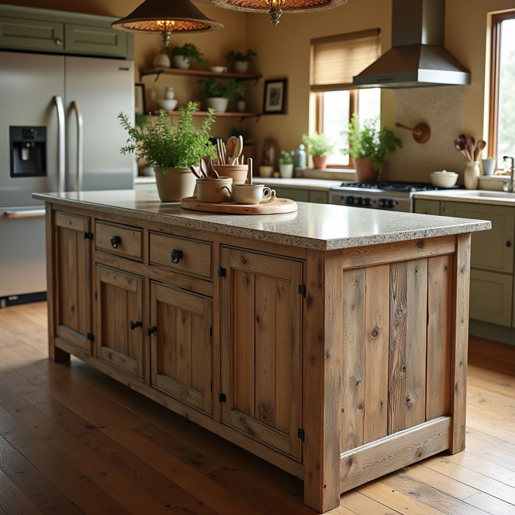 Farmhouse Kitchen Island 24