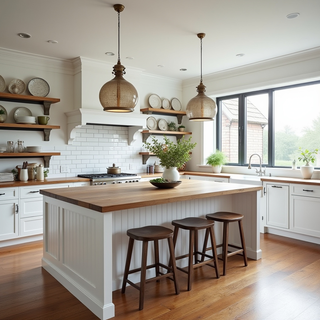 Farmhouse Kitchen Island 25