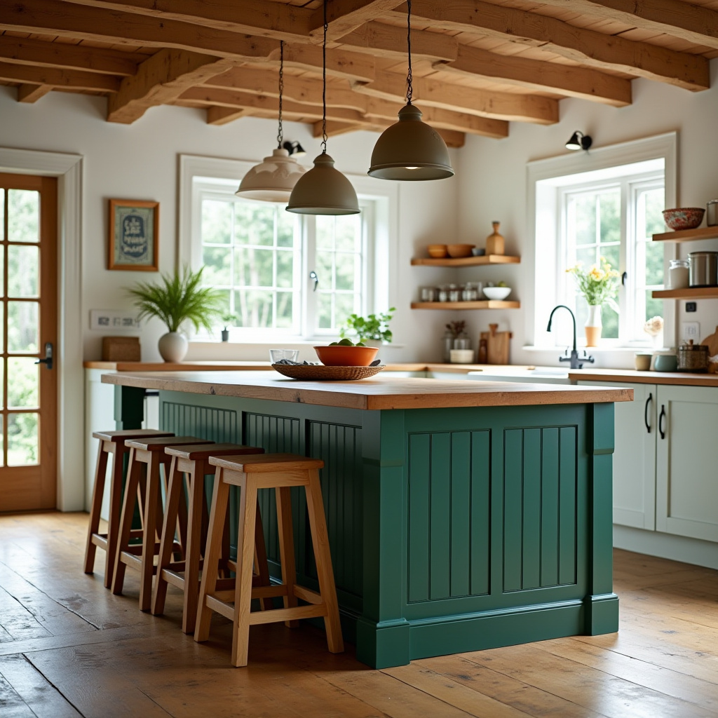 Farmhouse Kitchen Island 27