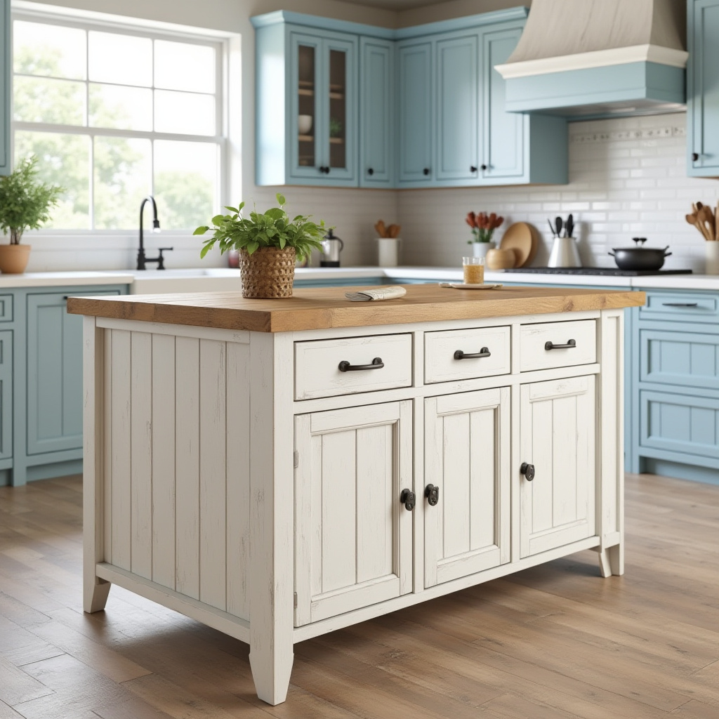 Farmhouse Kitchen Island 28