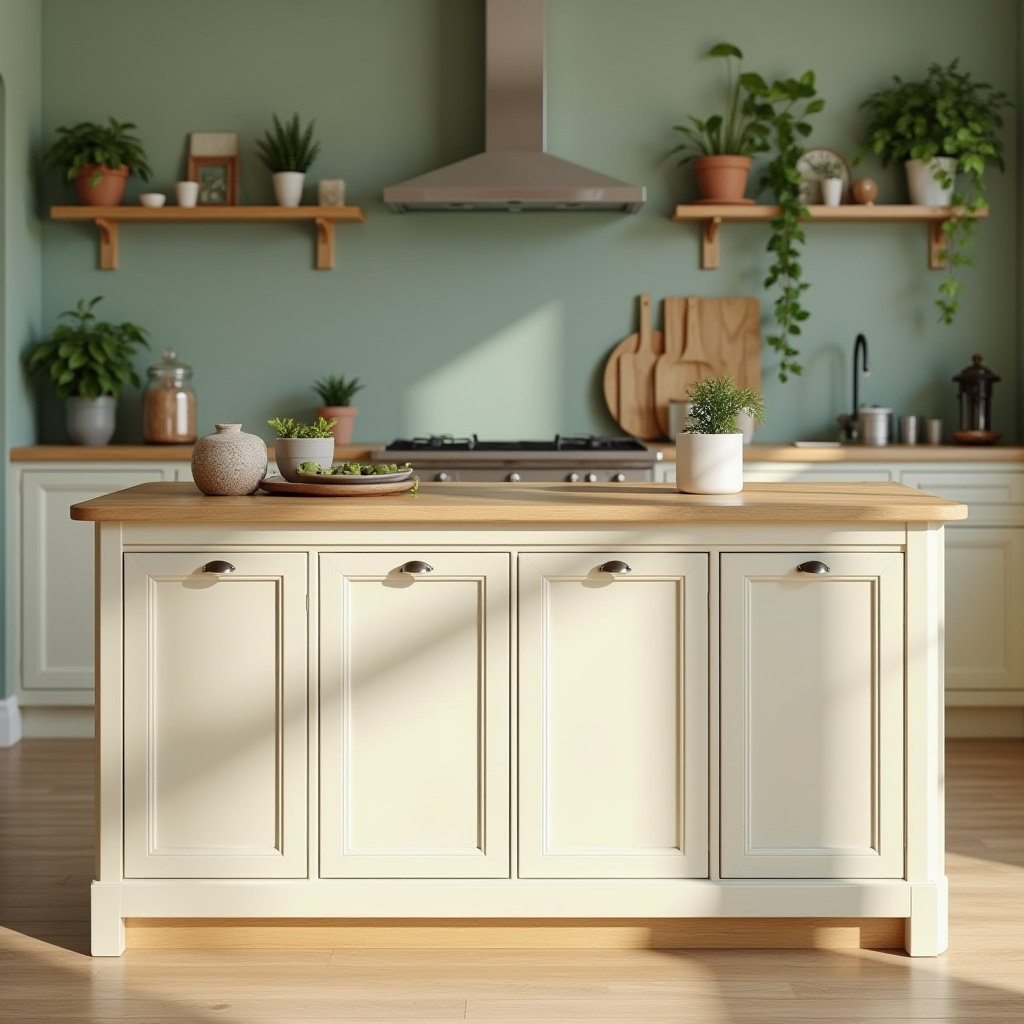 Farmhouse Kitchen Island 29