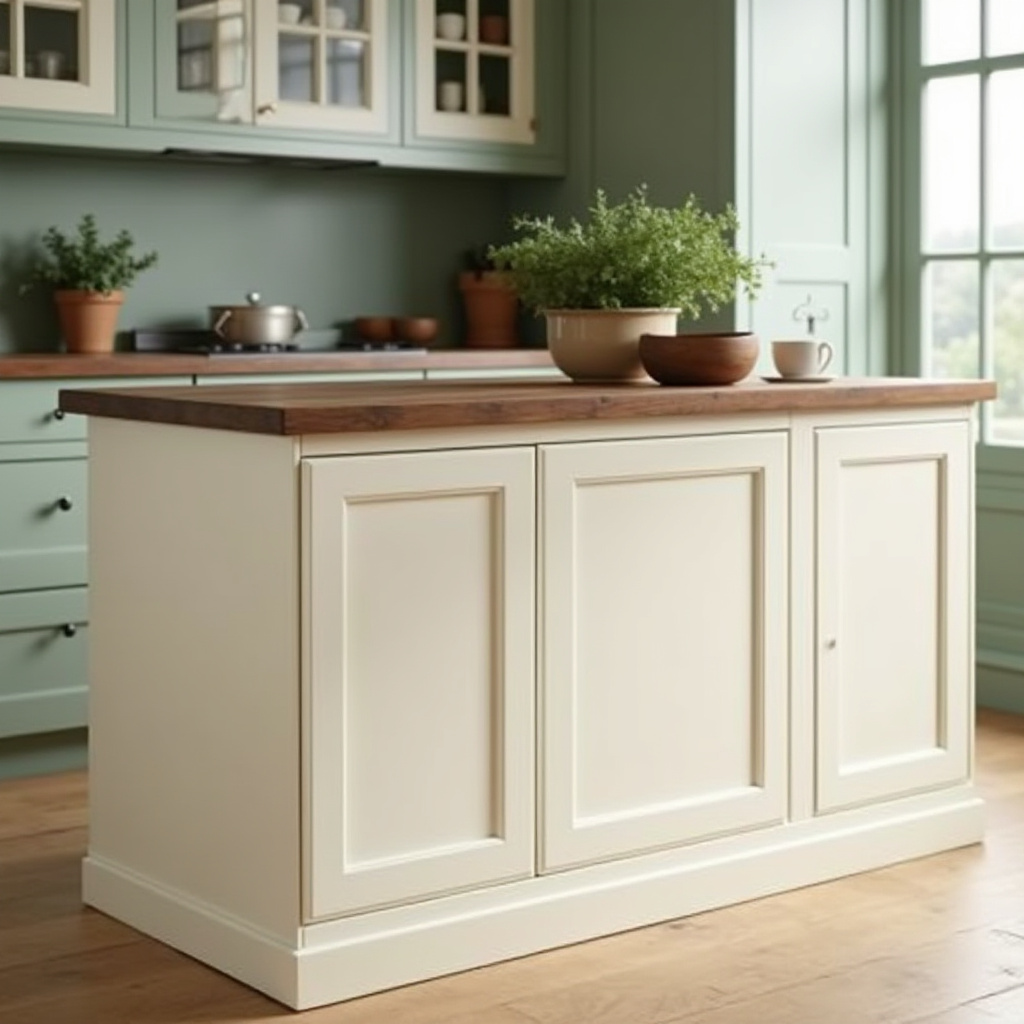 Farmhouse Kitchen Island 3