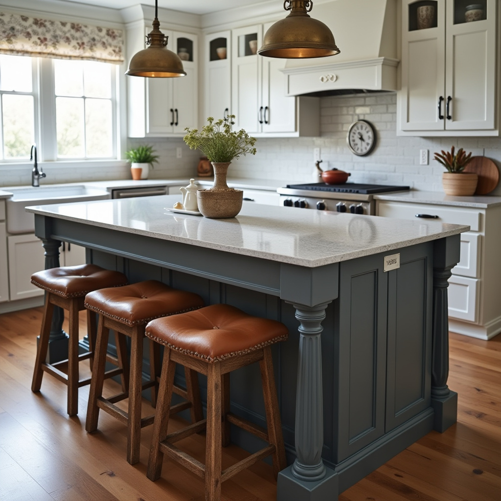 Farmhouse Kitchen Island 30