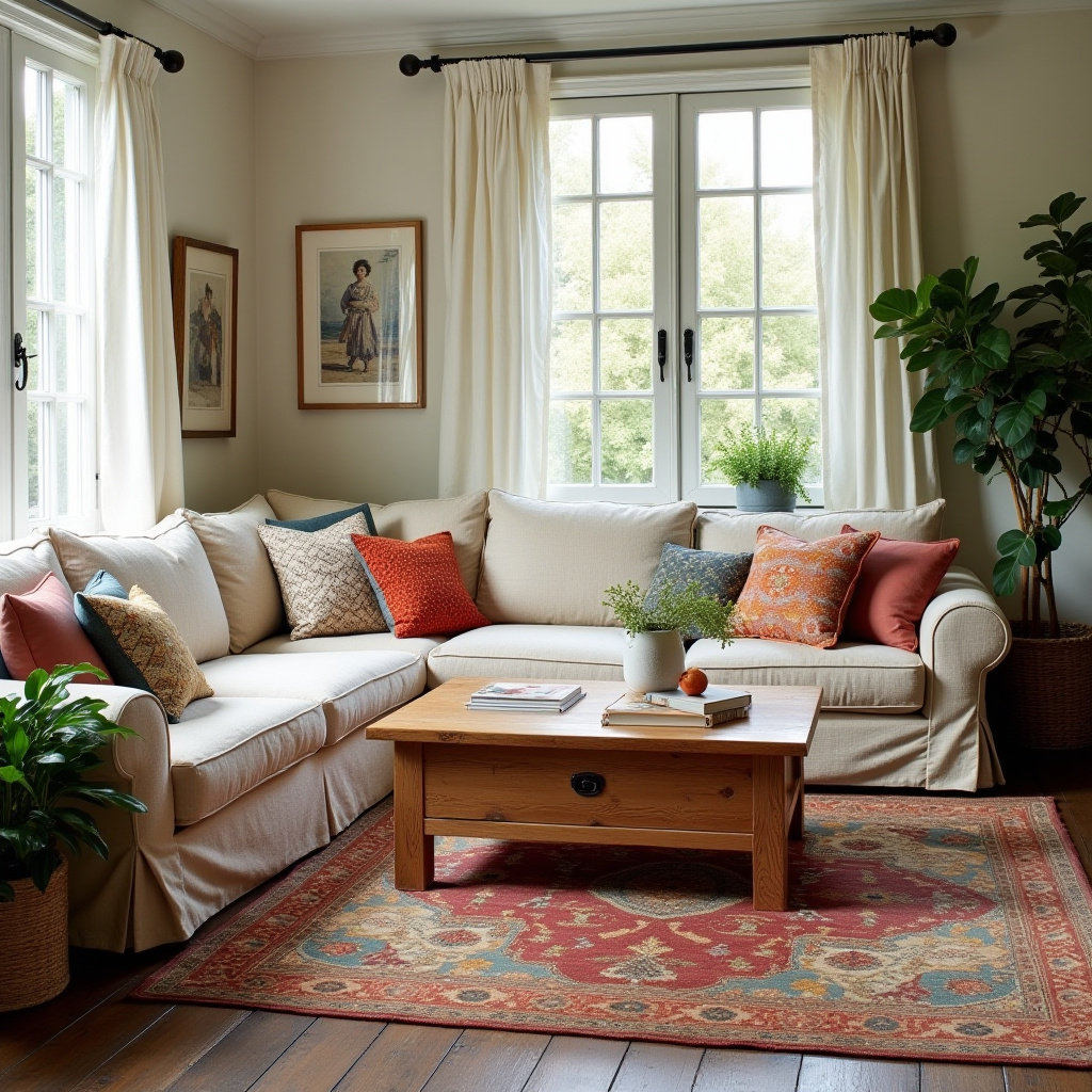 Farmhouse Living Room Ideas 15