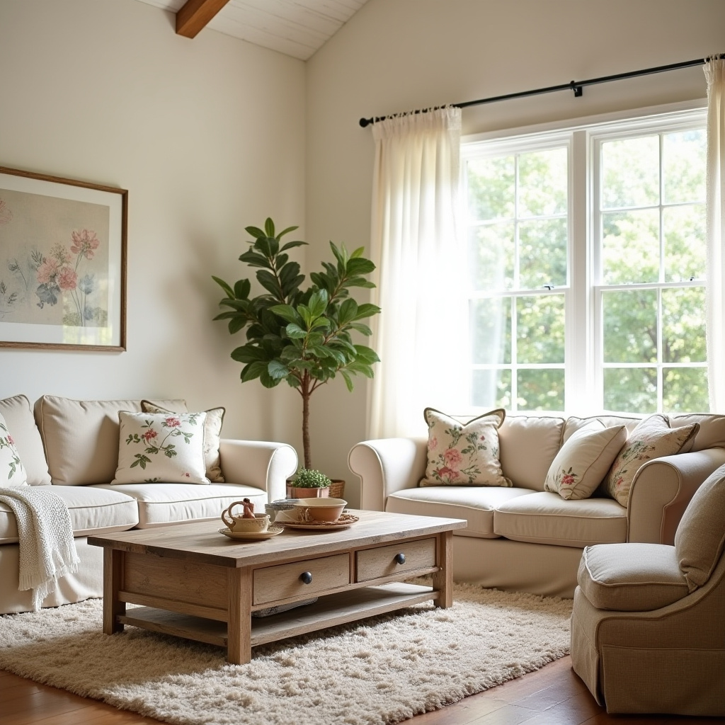 Farmhouse Living Room Ideas 17