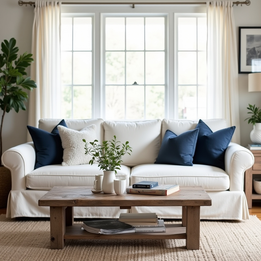 Farmhouse Living Room Ideas 19