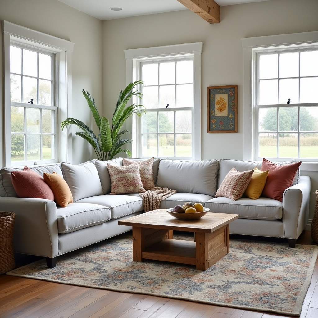 Farmhouse Living Room Ideas 24