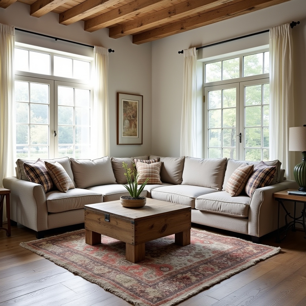 Farmhouse Living Room Ideas 9