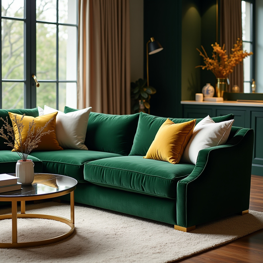 Gold Accents Living Room 21