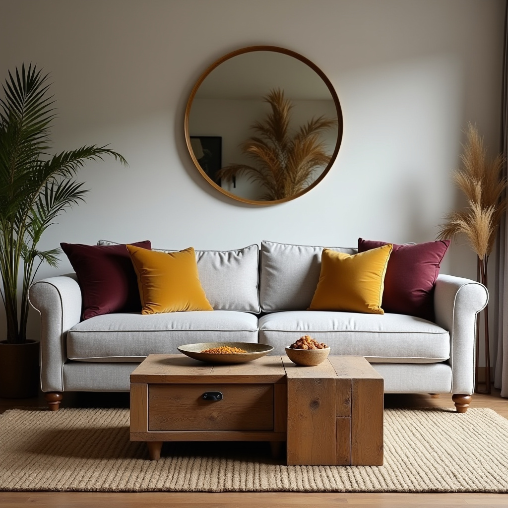 Gold Accents Living Room 26