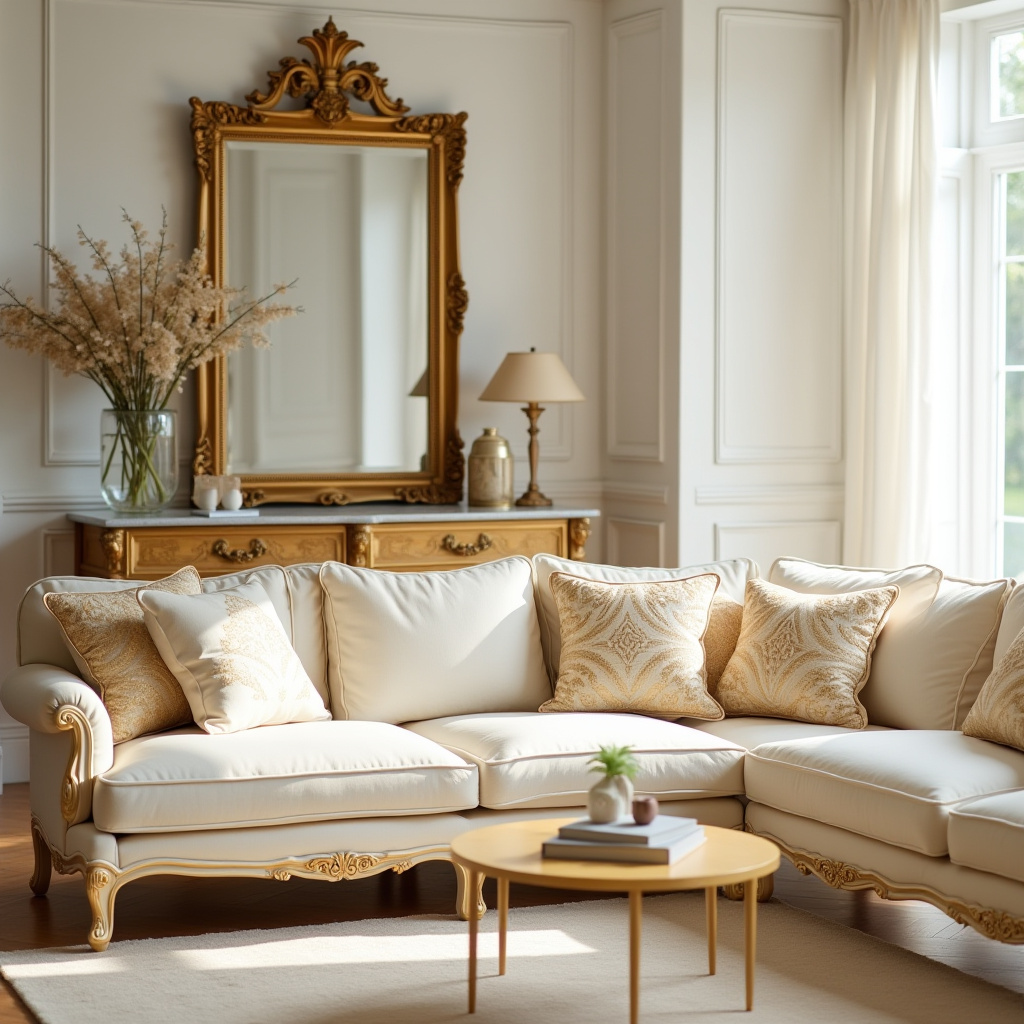 Gold Accents Living Room 3