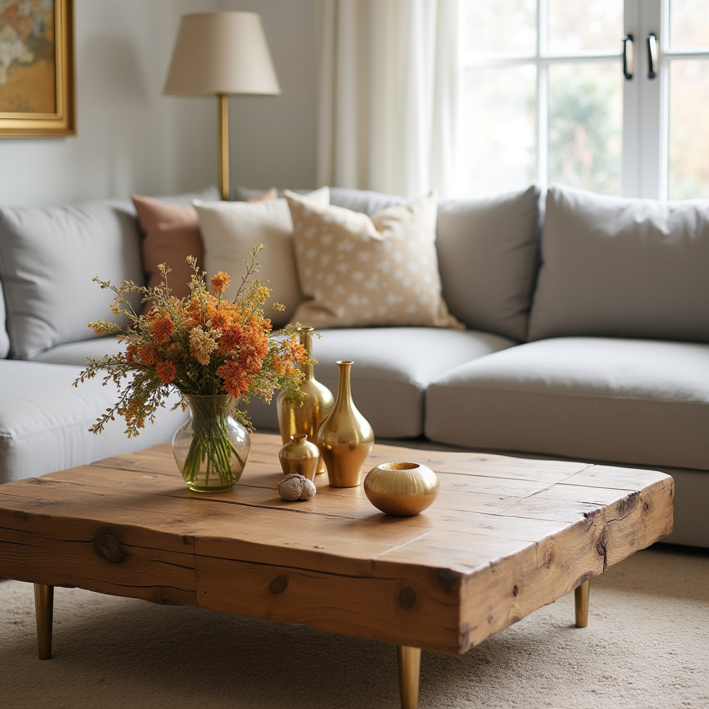 Gold Accents Living Room 5