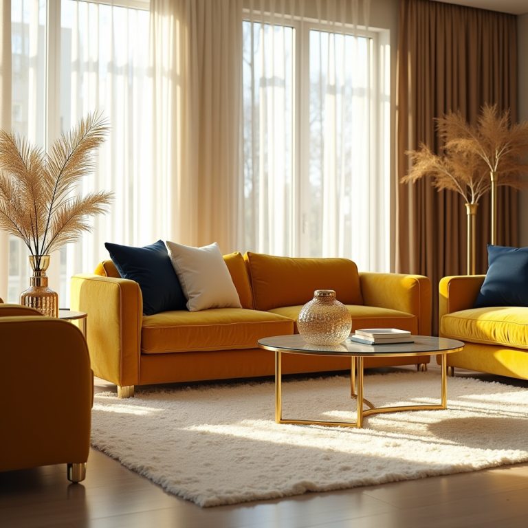 Golden Living Room 1