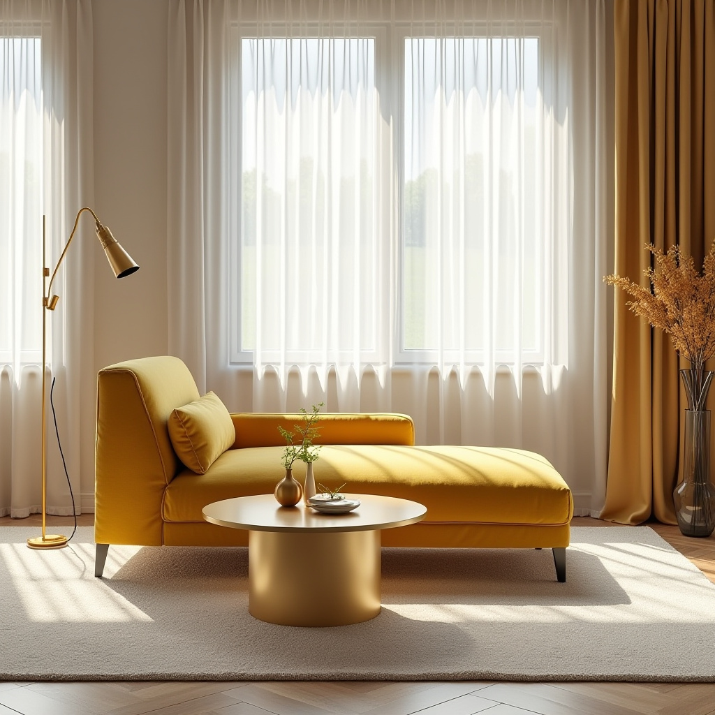 Golden Living Room 10