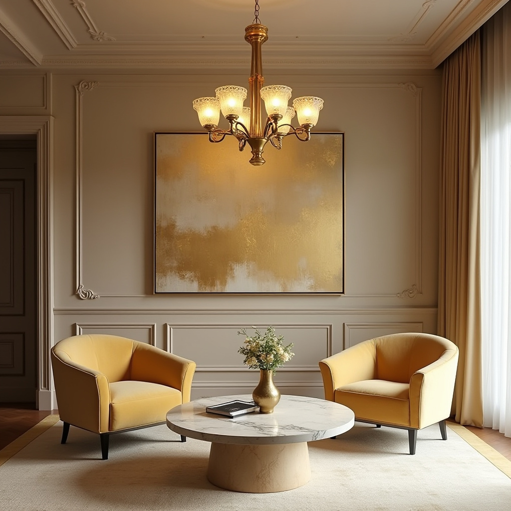 Golden Living Room 2