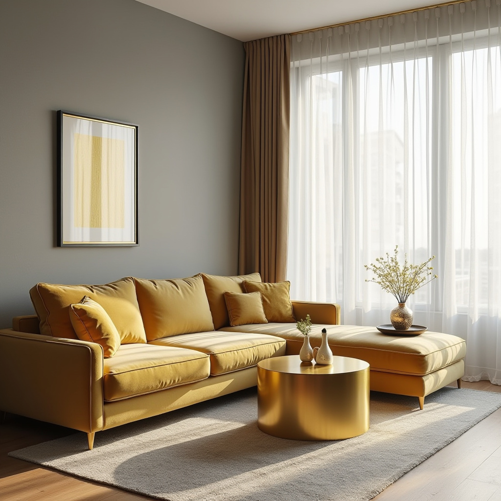 Golden Living Room 21