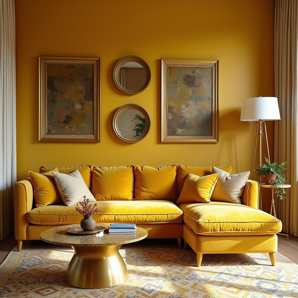 Golden Living Room 22