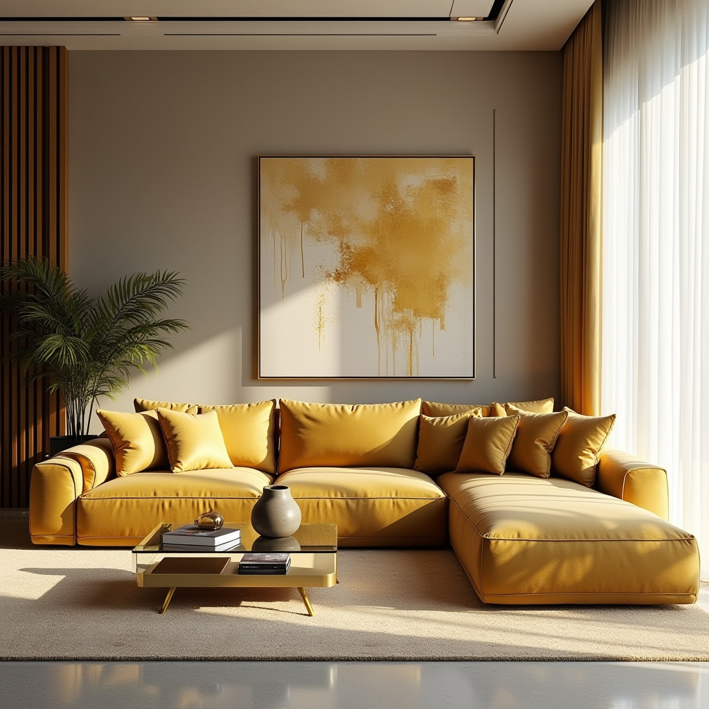 Golden Living Room 24