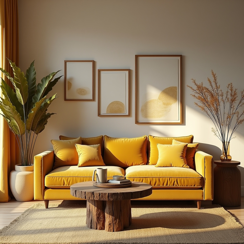 Golden Living Room 25