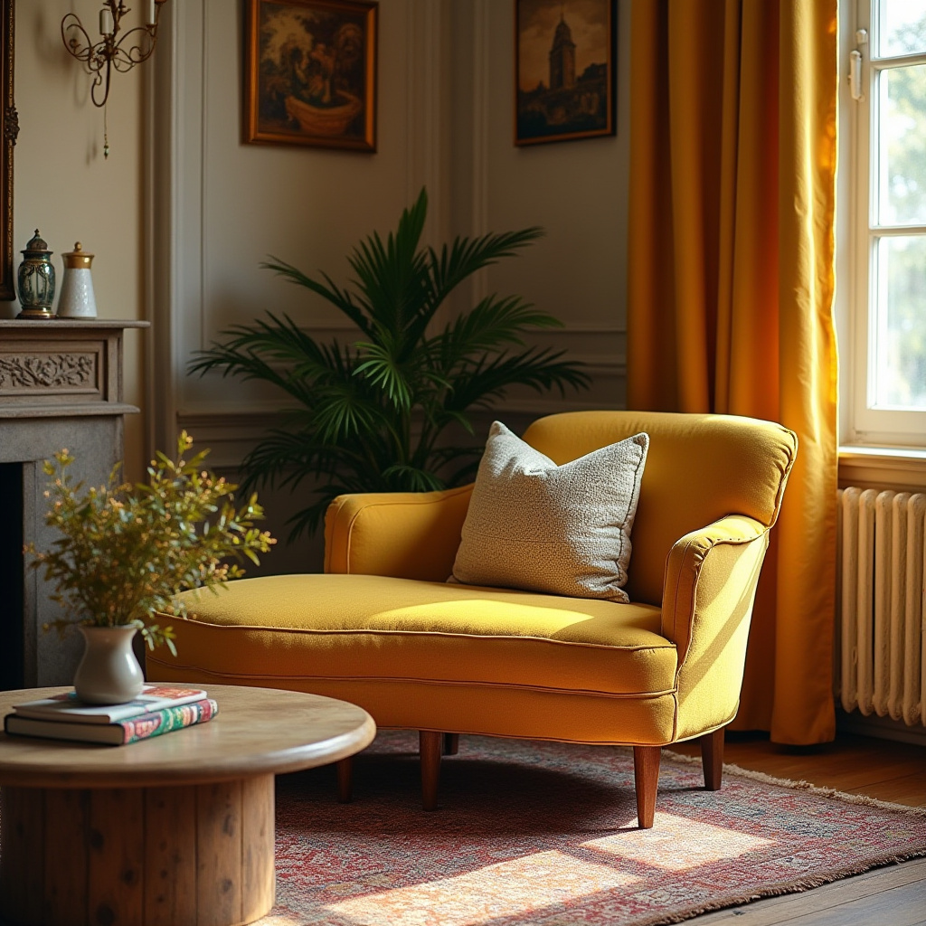 Golden Living Room 26