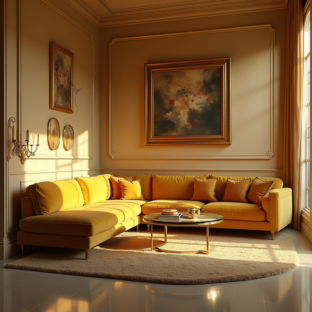 Golden Living Room 28
