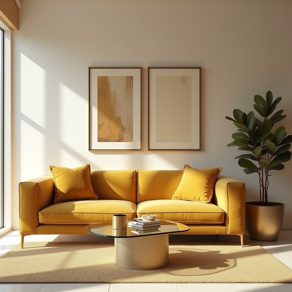 Golden Living Room 29