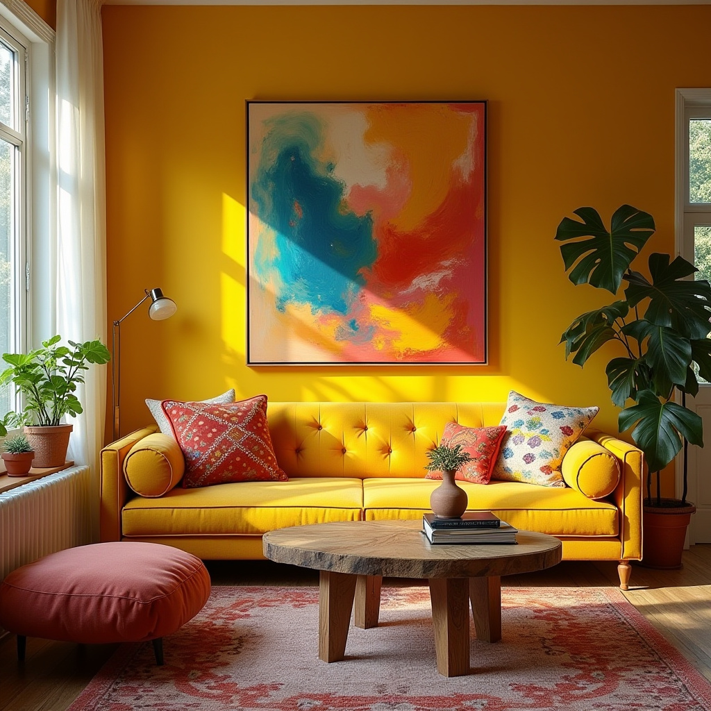 Golden Living Room 30