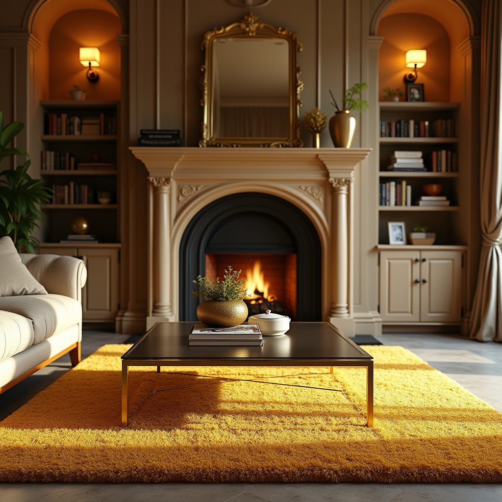 Golden Living Room 5