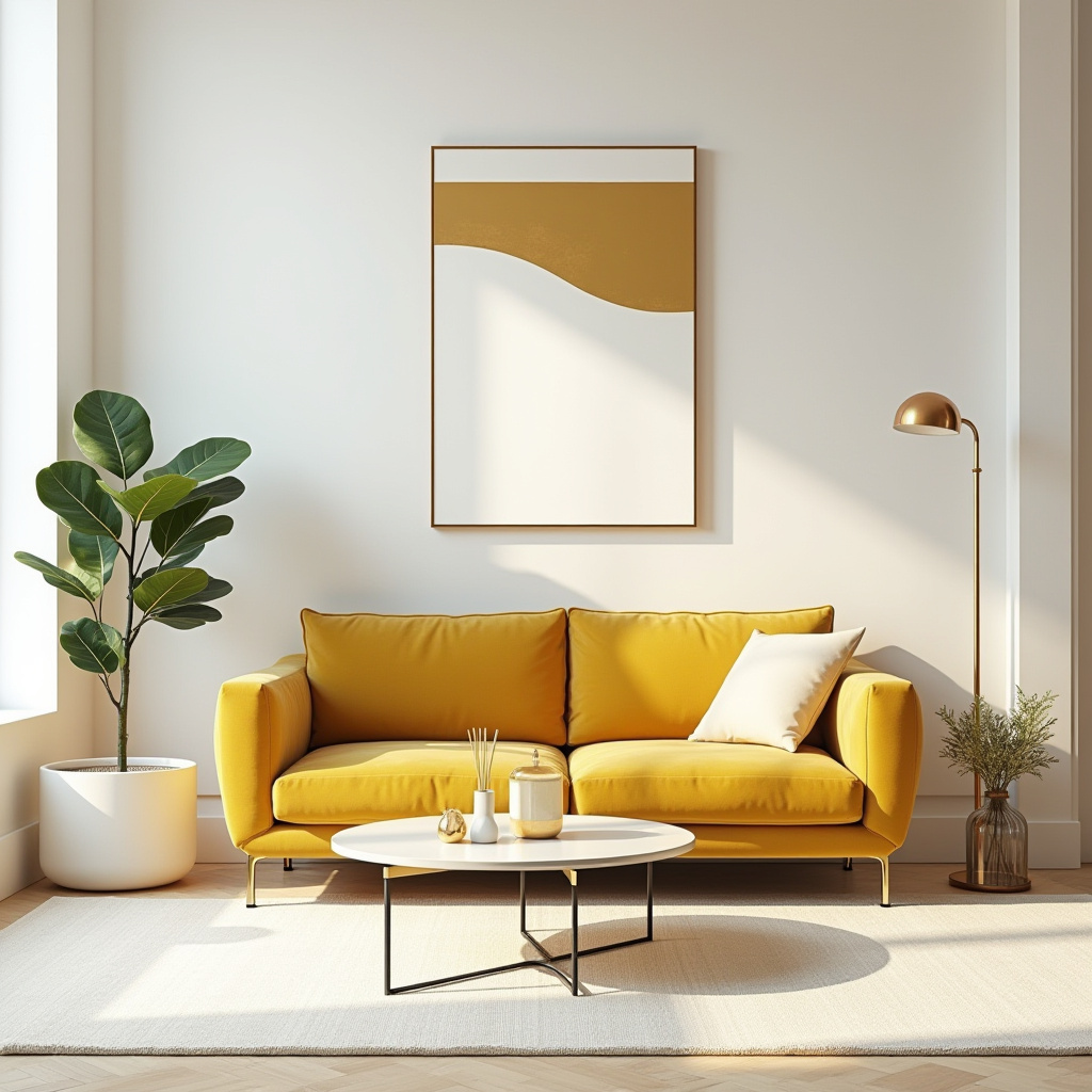Golden Living Room 6