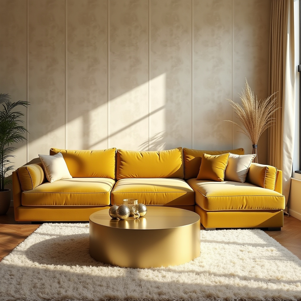 Golden Living Room 9