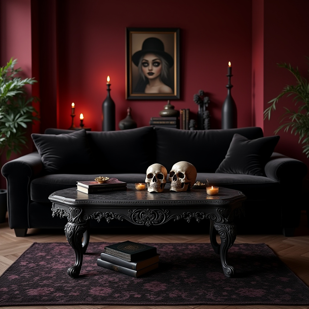 Goth Living Room 10