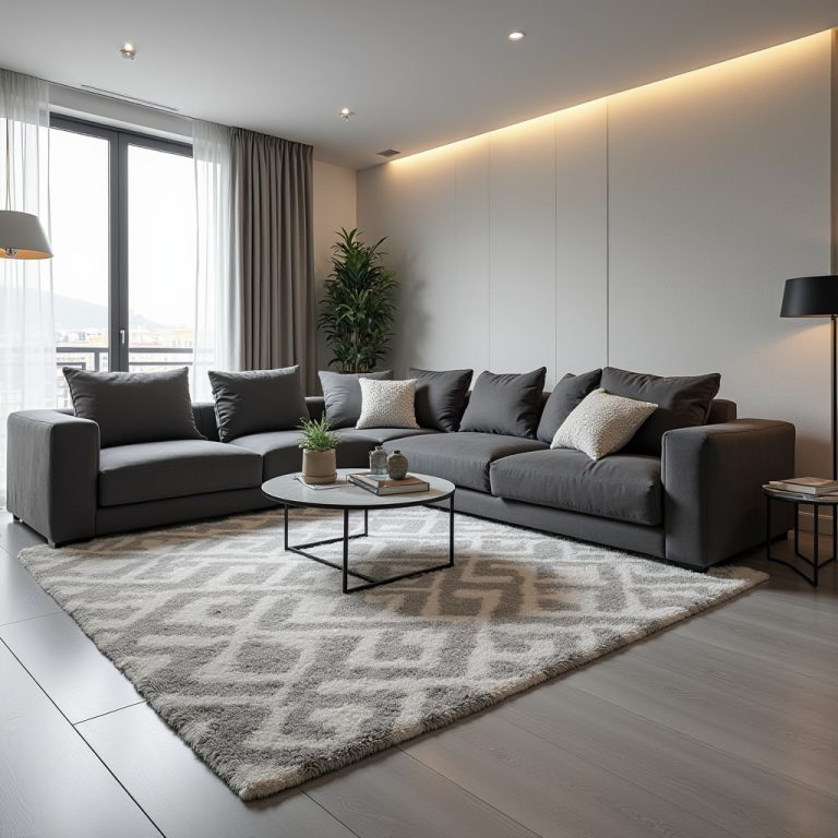 Gray Flooring Living Room 1