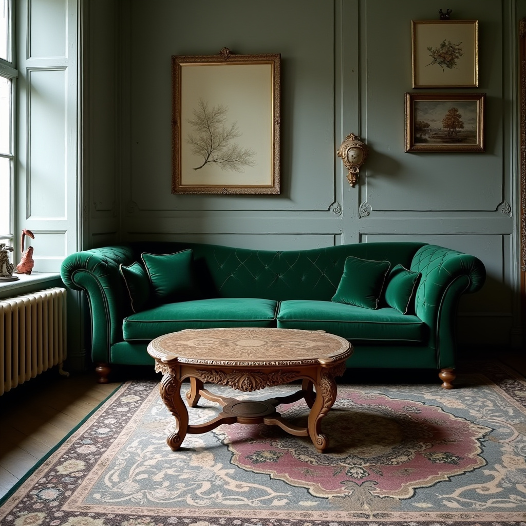 Gray Flooring Living Room 10