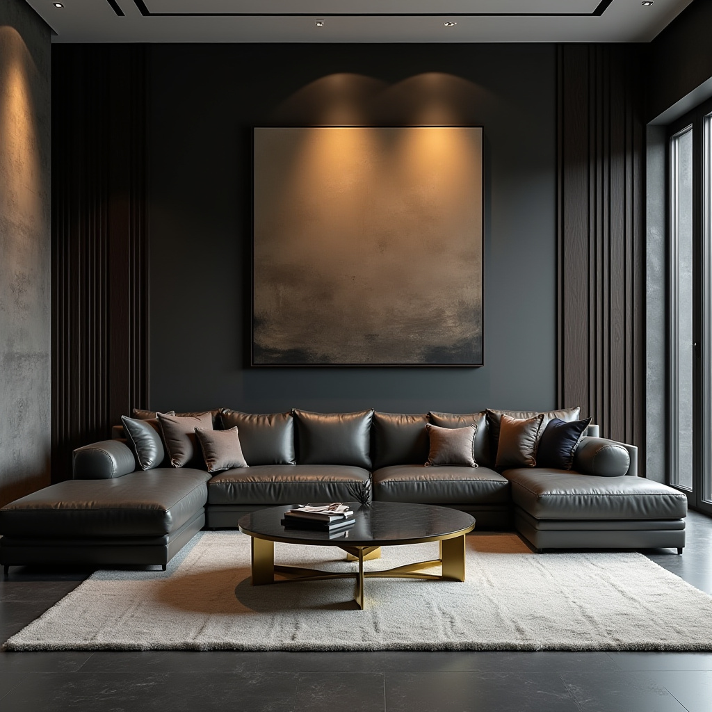 Gray Flooring Living Room 13