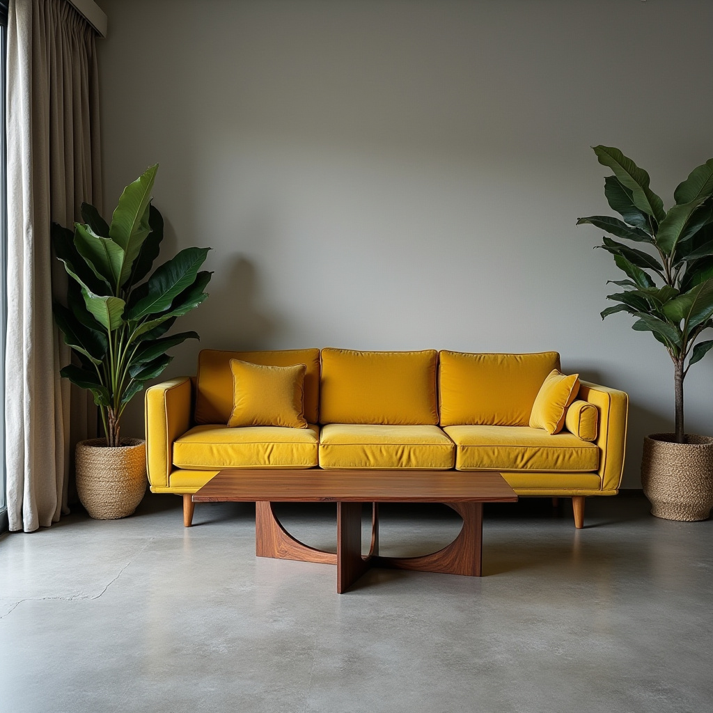 Gray Flooring Living Room 16