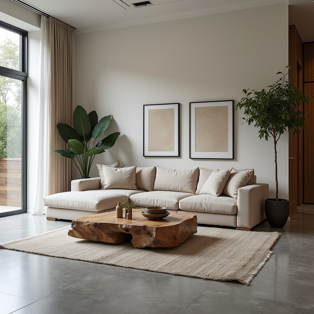 Gray Flooring Living Room 18