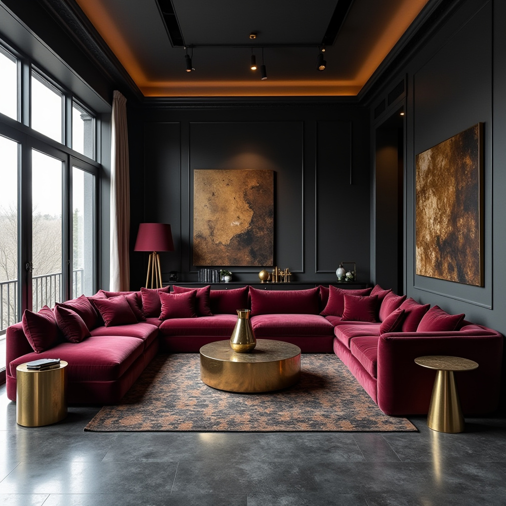 Gray Flooring Living Room 23