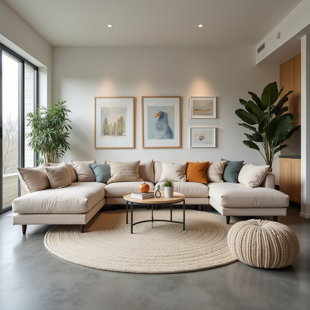 Gray Flooring Living Room 29