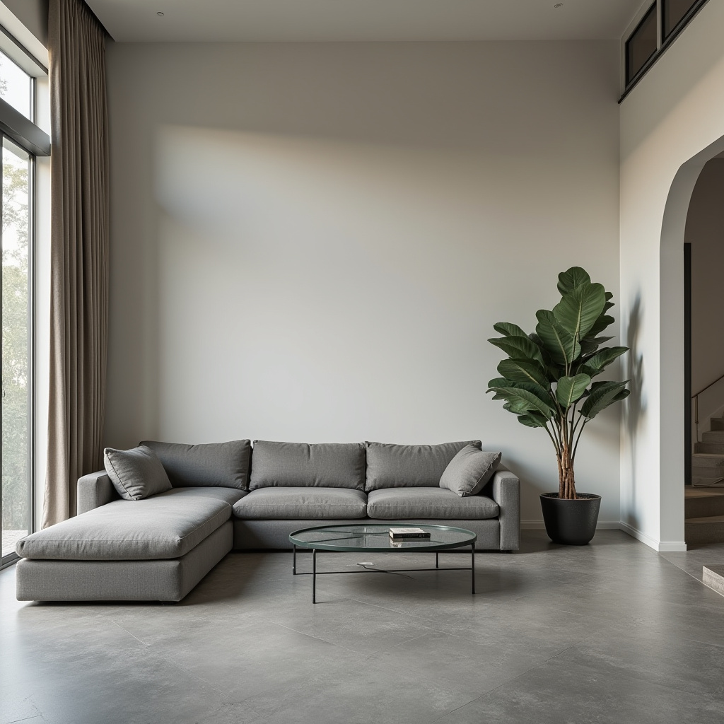 Gray Flooring Living Room 7