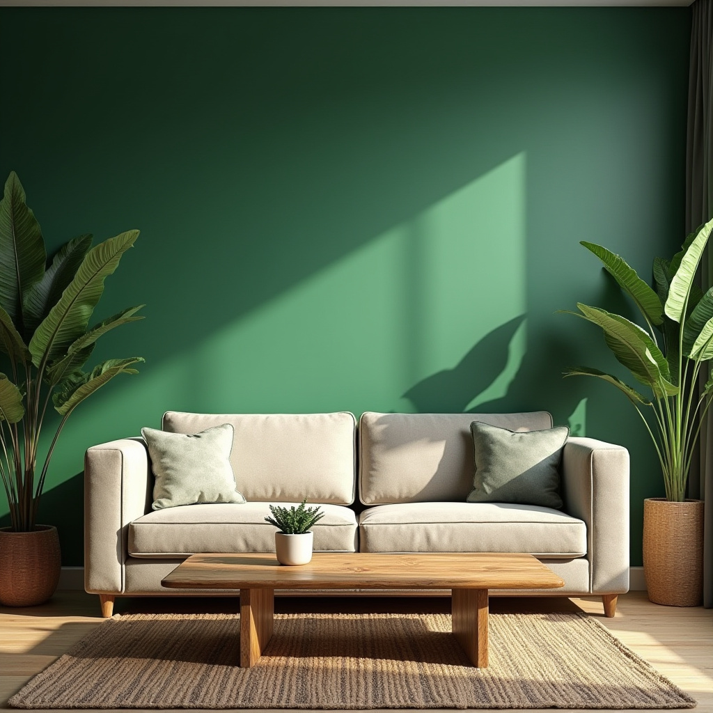 Green Living Room Decor 17