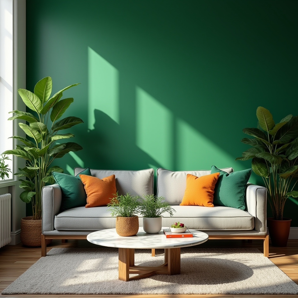 Green Living Room Decor 18