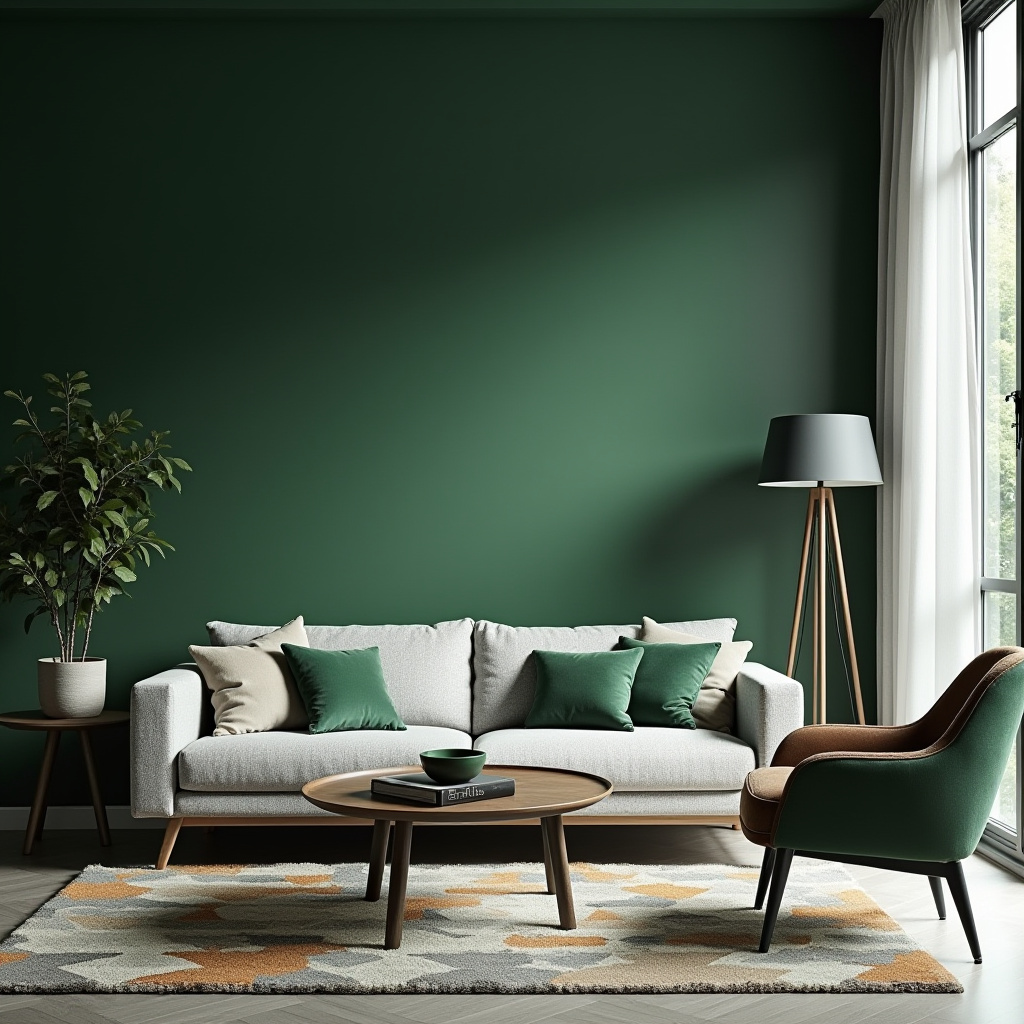 Green Living Room Decor 19